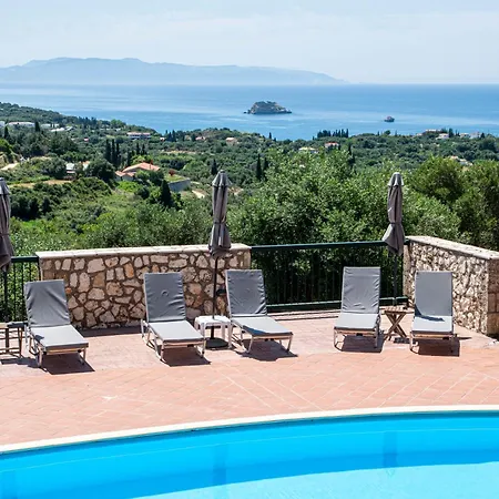 דירה Kefalonian 360° Sunrise Kaligata